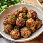 Healthy Greek Meatballs