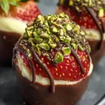 Homemade Dubai Chocolate Strawberries - theamazingfood