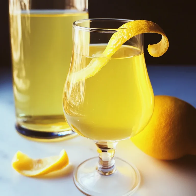 Homemade limoncello recipe