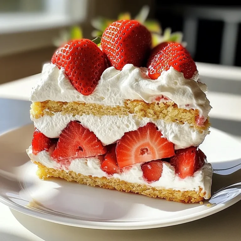 Irresistible Strawberries & Cream Torte for Summer Bliss