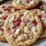 Irresistible Valentine’s Strawberry White Chocolate Cookies