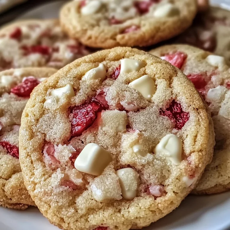 Irresistible Valentine’s Strawberry White Chocolate Cookies