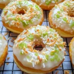 Key Lime Coconut Donuts