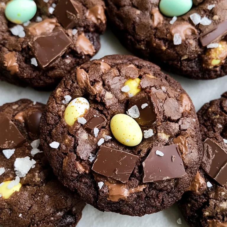 Mini Egg Brownie Cookies