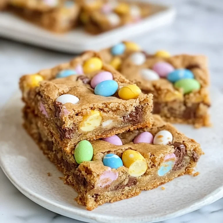 Mini Egg Cookie Bars!