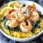 Quick Spaghetti Squash Shrimp Scampi Recipe