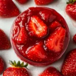 Quick Strawberry Sauce with Fresh Strawberries