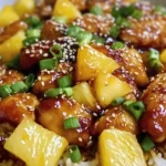 Sticky Teriyaki Pineapple Chicken