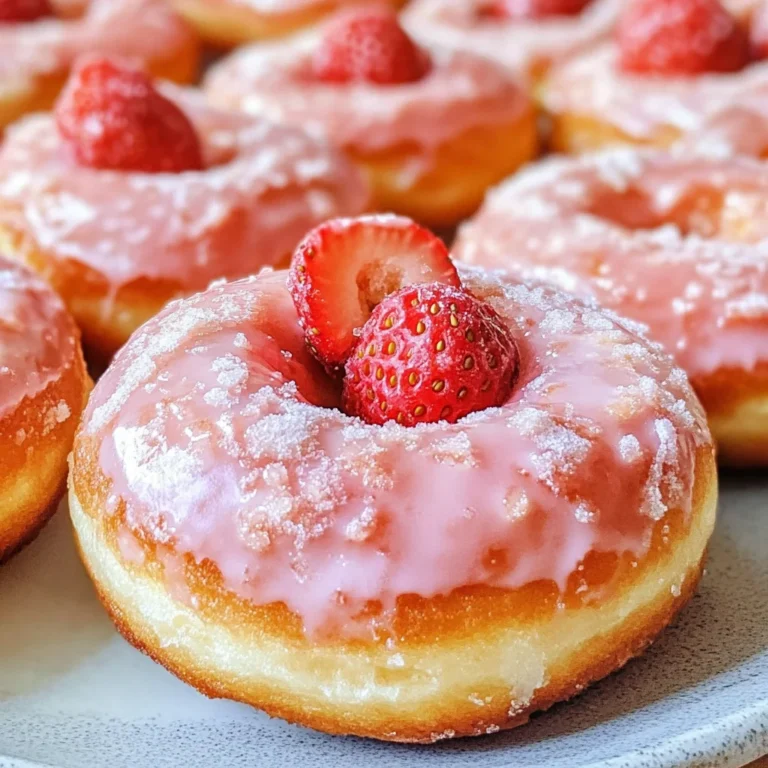 Strawberry Buttermilk Doughnuts Recipe