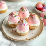 Strawberry Cheesecake Easter Egg Bites