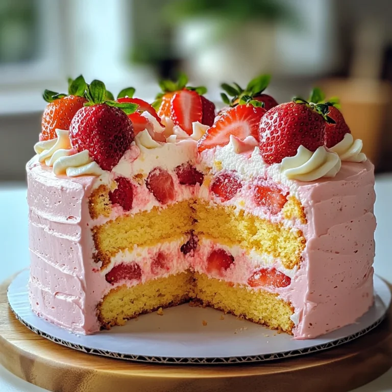 Strawberry Lemonade Cake