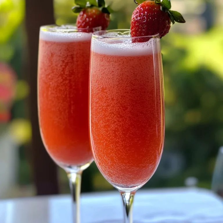 Strawberry Mimosas Recipe