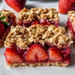Strawberry Oatmeal Crumble Bars Recipe