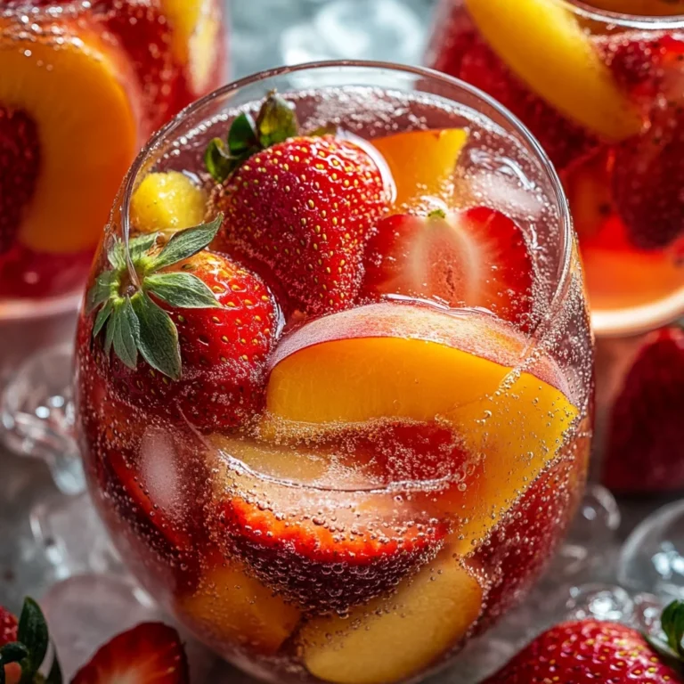 Strawberry Peach Sangria