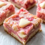 Strawberry White Chocolate Gooey Bars