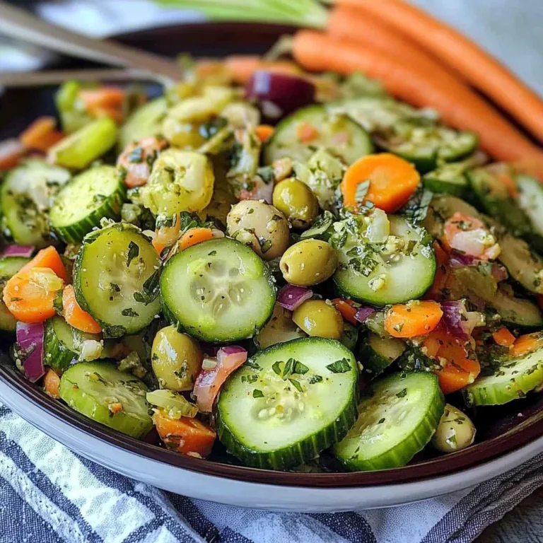 cucumber celery olive odyssey salad