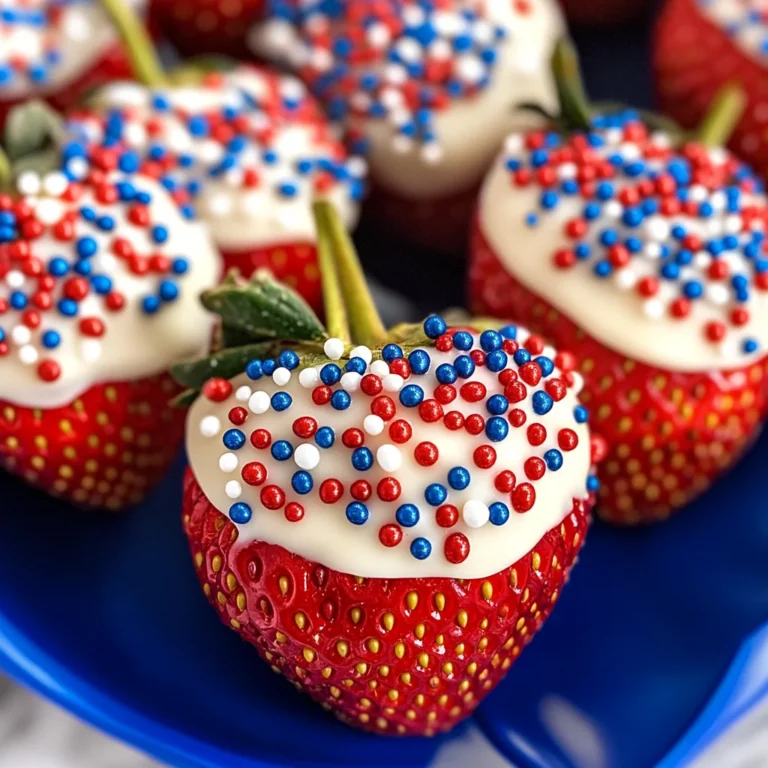 4th of July Chocolate Covered Strawberries