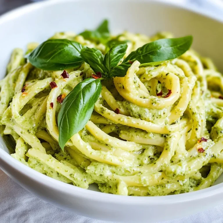 Avocado Pesto Pasta