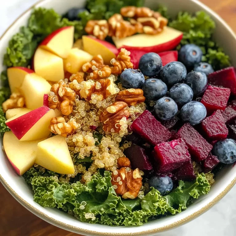 Beet Kale Quinoa Salad