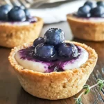 Blueberry Cheesecake Cookie Cups