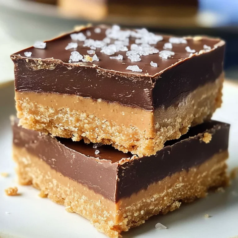 Chocolate Peanut Butter Bars Recipe