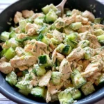 Cucumber Dill Rotisserie Chicken Salad