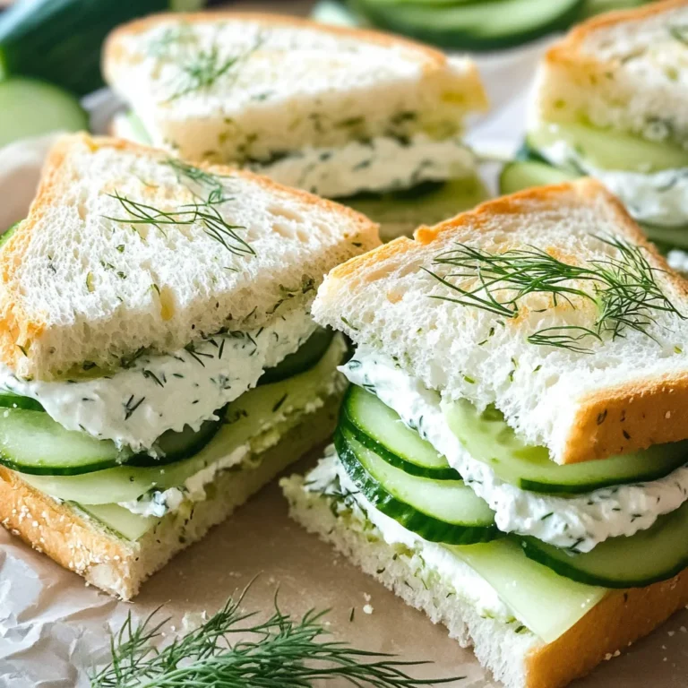 Cucumber Sandwiches