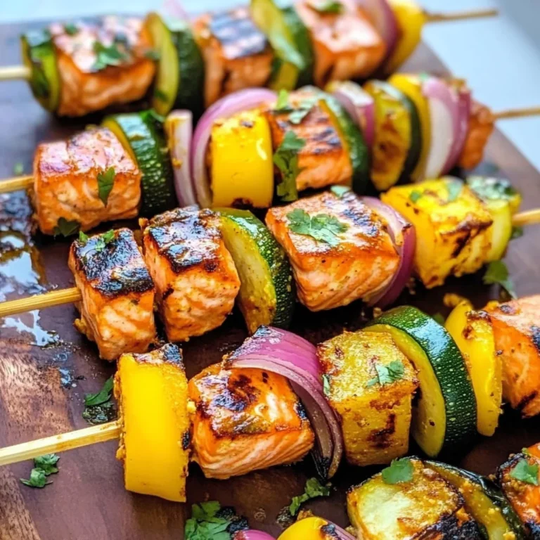 Curry King Salmon Kabob Recipe