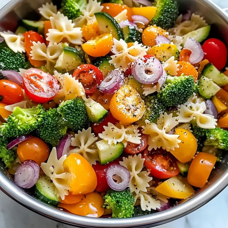 Delicious Healthy Veggie Pasta Salad