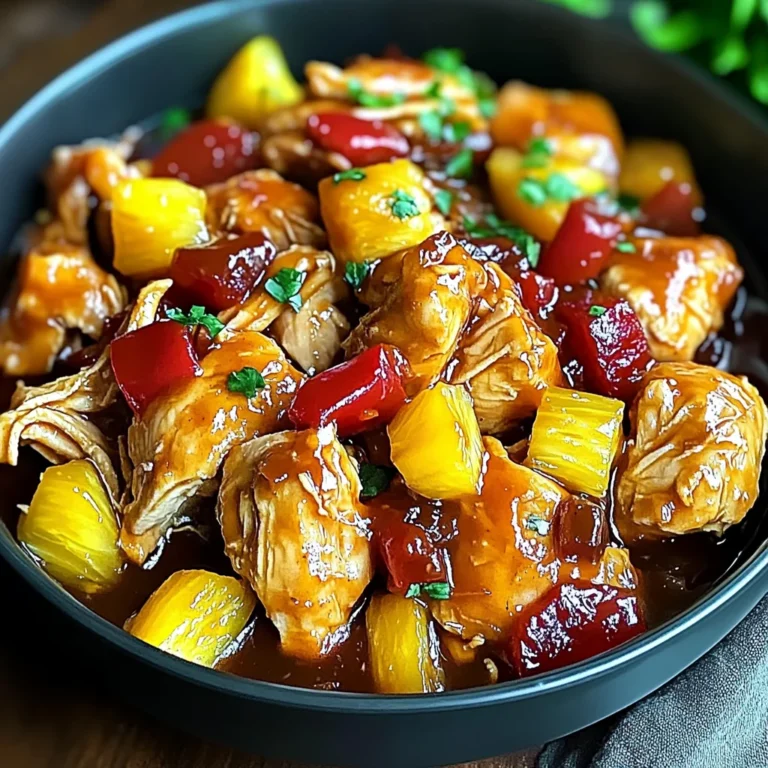 Deliciously Easy Hawaiian Crockpot Chicken for Cozy Nights