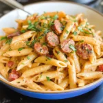 Easy Cajun Penne Pasta with Andouille Sausage