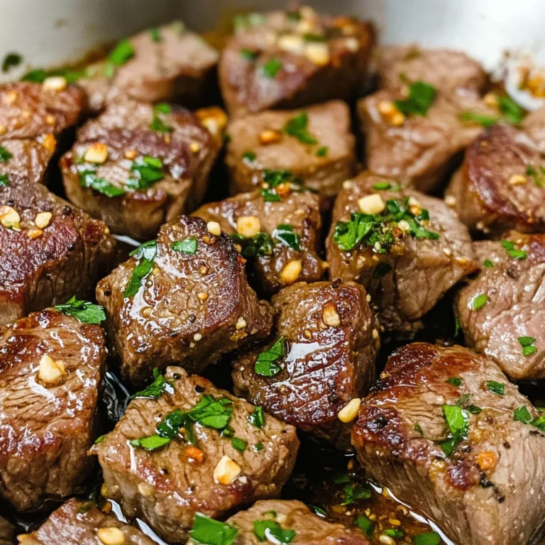 Garlic Butter Steak Bites Recipe