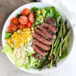 Grilled Steak Salad with Corn and Asparagus