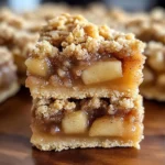 Homemade Apple Crisp Shortbread Bars - theamazingfood