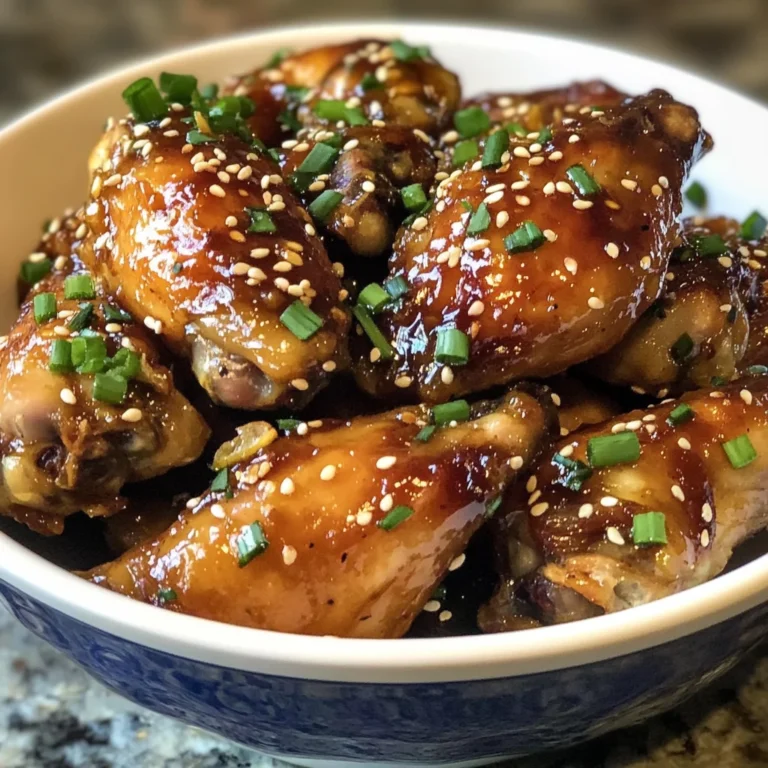 Irresistibly Easy Slow Cooker Garlic Ginger Chicken Wings Recipe