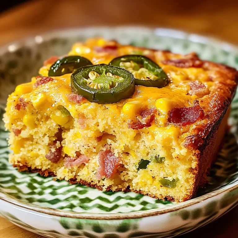 Jalapeño Cornbread with Turkey Turkey Bacon & Cheddar
