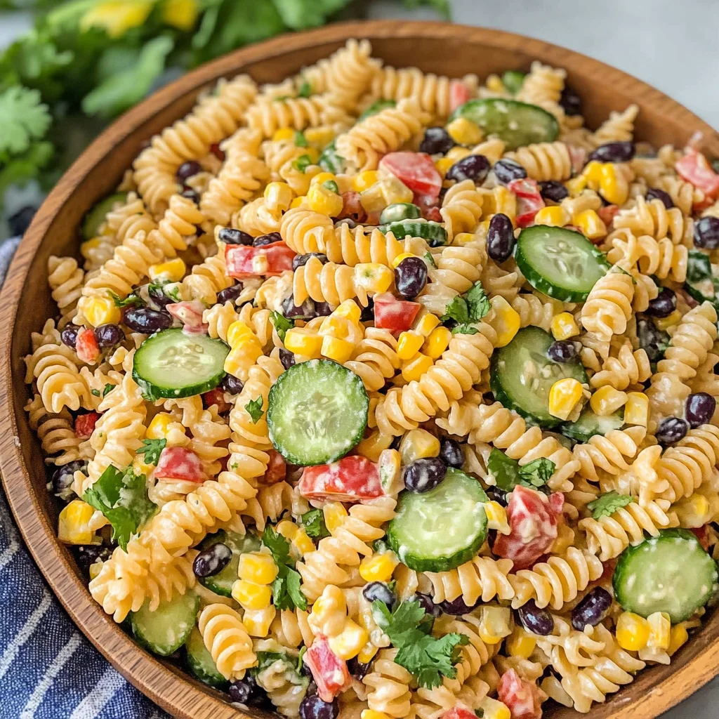 Jalapeno Ranch Pasta Salad