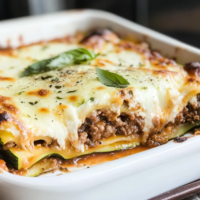 Keto Zucchini Lasagna