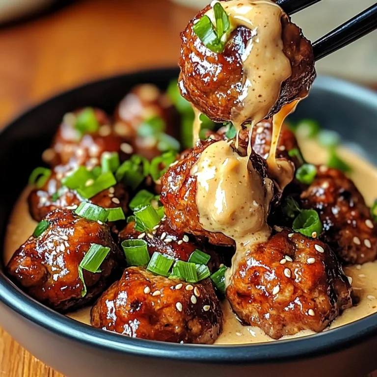 Korean BBQ Meatballs with Spicy Mayo Dip
