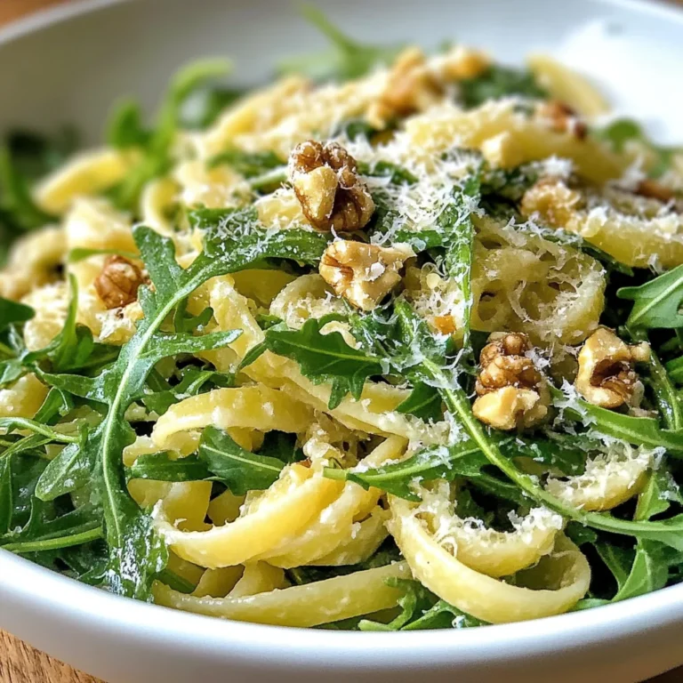 Lemon Arugula Pasta Salad for a Bright, Fresh Twist