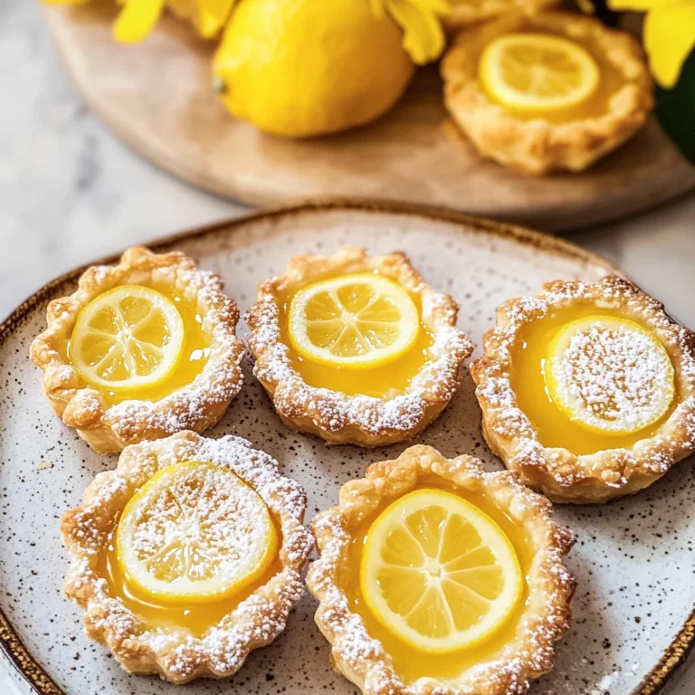 Lemon Curd Tartlets
