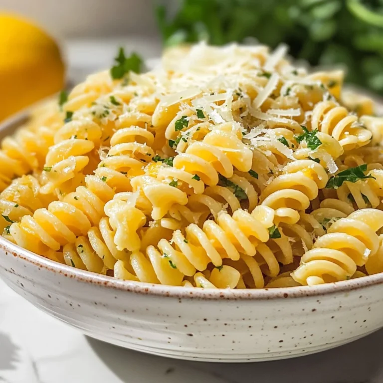 Lemon Parmesan Pasta Salad