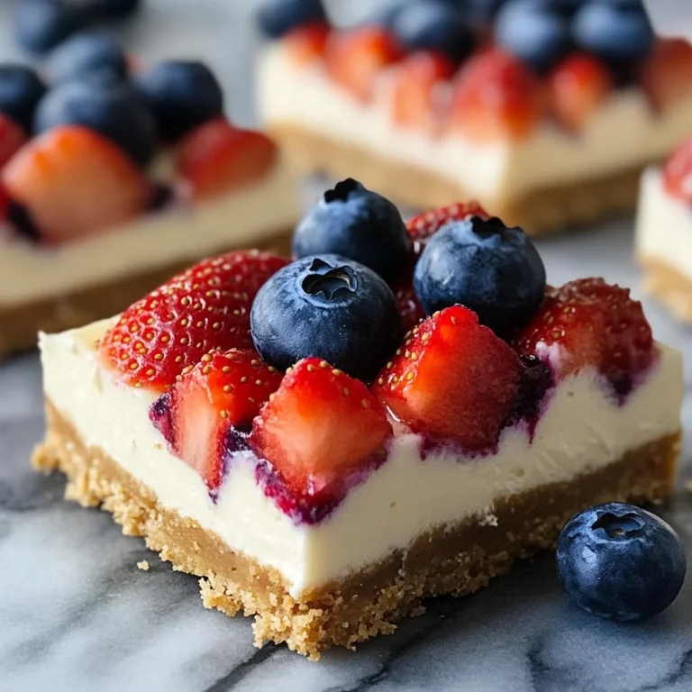 No-Bake Flag Cheesecake Bars: A Festive Treat!