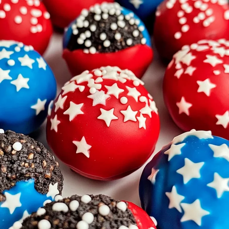 Patriotic Oreo Balls