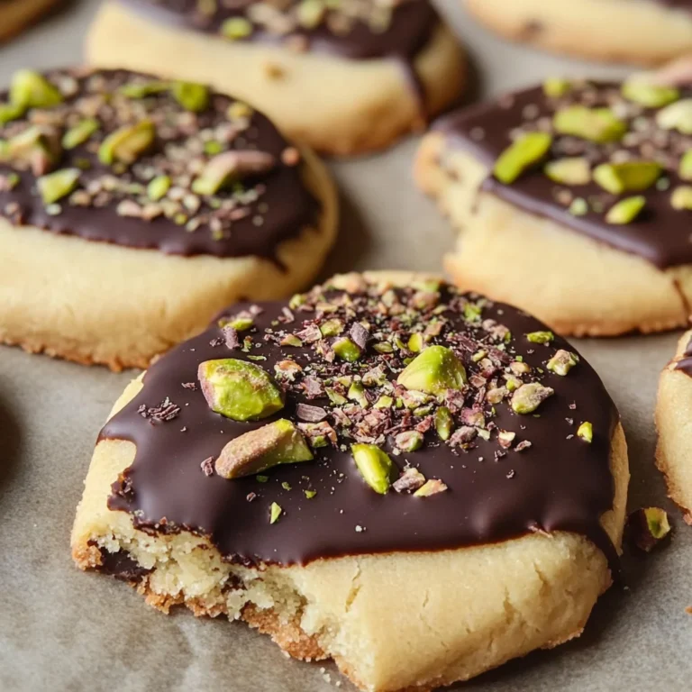 Pistachio Shortbread Cookie Recipe