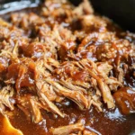 Pulled beef Crock Pot with BBQ Sauce
