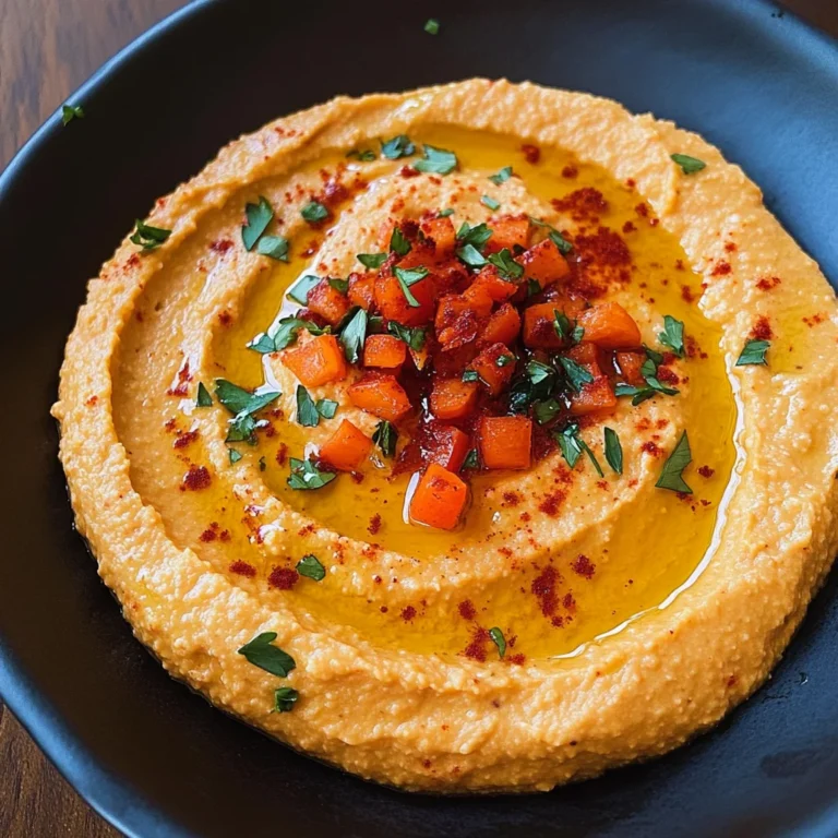 Roasted Red Pepper Hummus