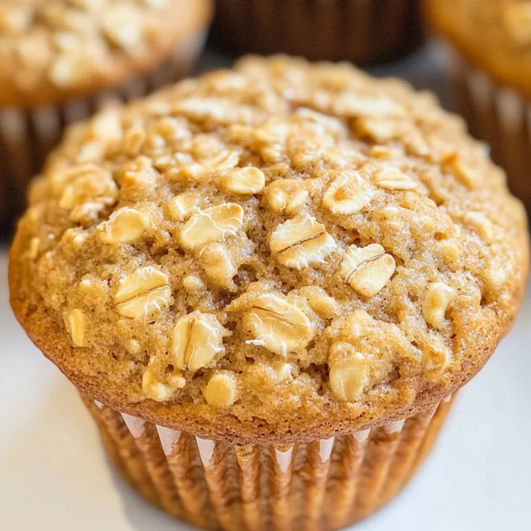 Skinny Oatmeal Brown Sugar Muffins