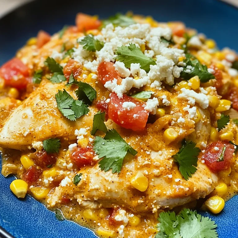 Slow Cooker Street Corn Chicken – A Comforting Mexican-Inspired Dinner