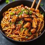 Sticky Garlic Chicken Noodles: A Flavorful Twist on Comfort Food